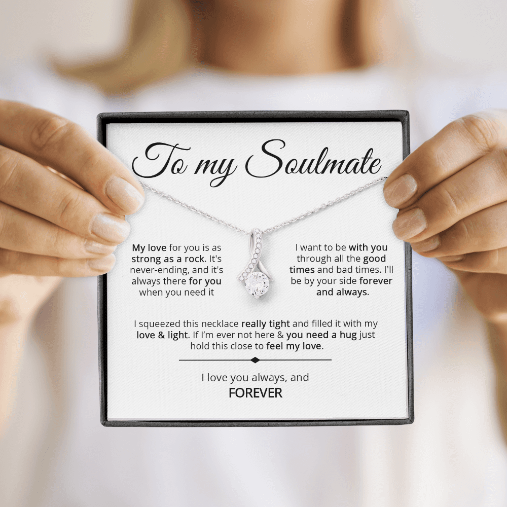 To My Soulmate - Strong As A Rock - Pendant