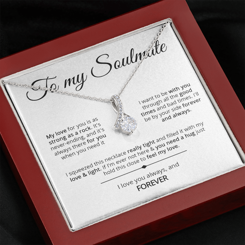 To My Soulmate - Strong As A Rock - Pendant