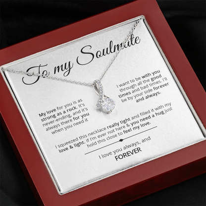 To My Soulmate - Strong As A Rock - Pendant