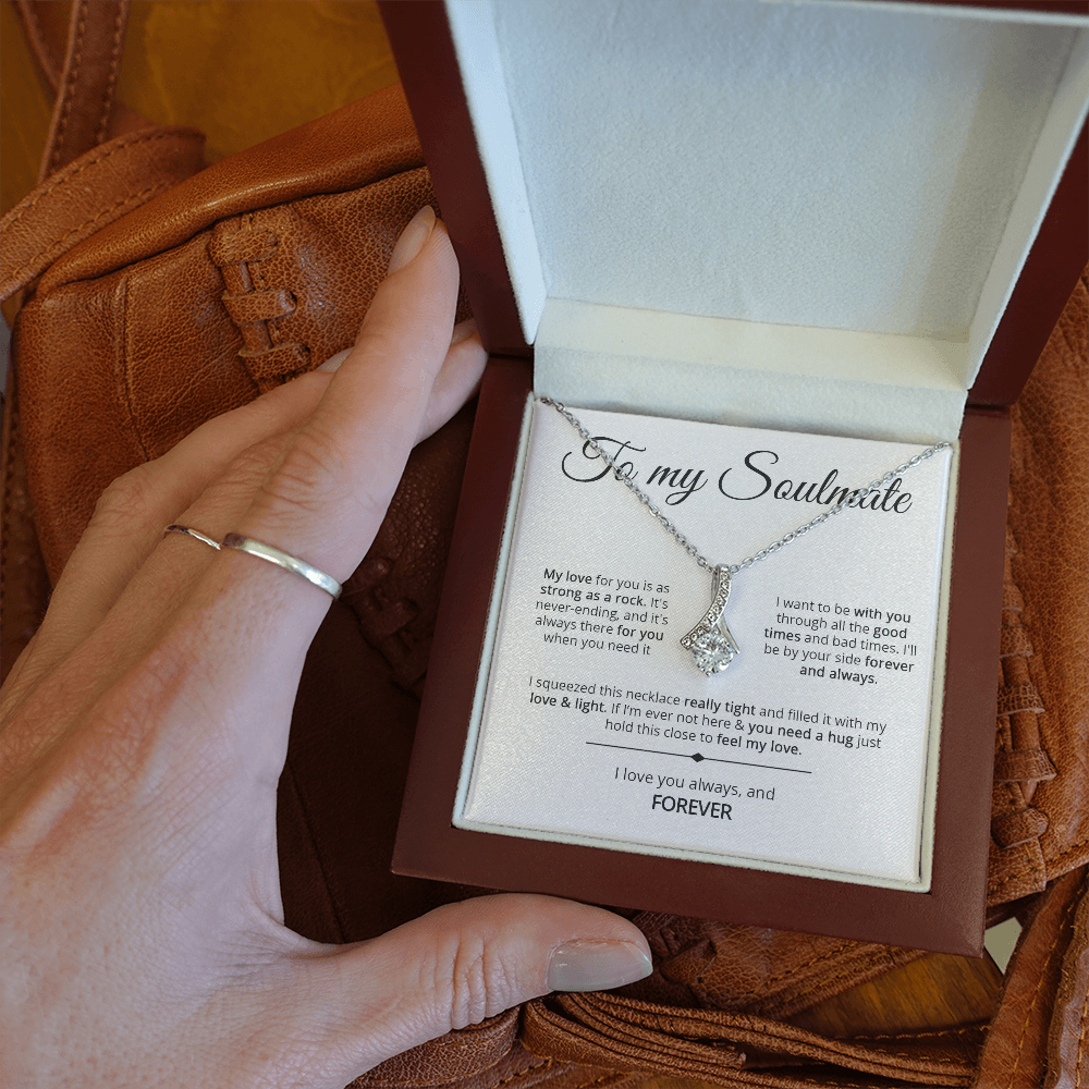 To My Soulmate - Strong As A Rock - Pendant