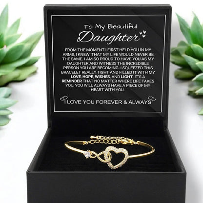 To My Daughter - Forever Linked - Bracelet