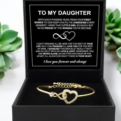 To My Daughter - Forever Linked - Bracelet